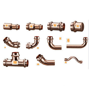 Copper Press Fittings for Drinking Water Systems